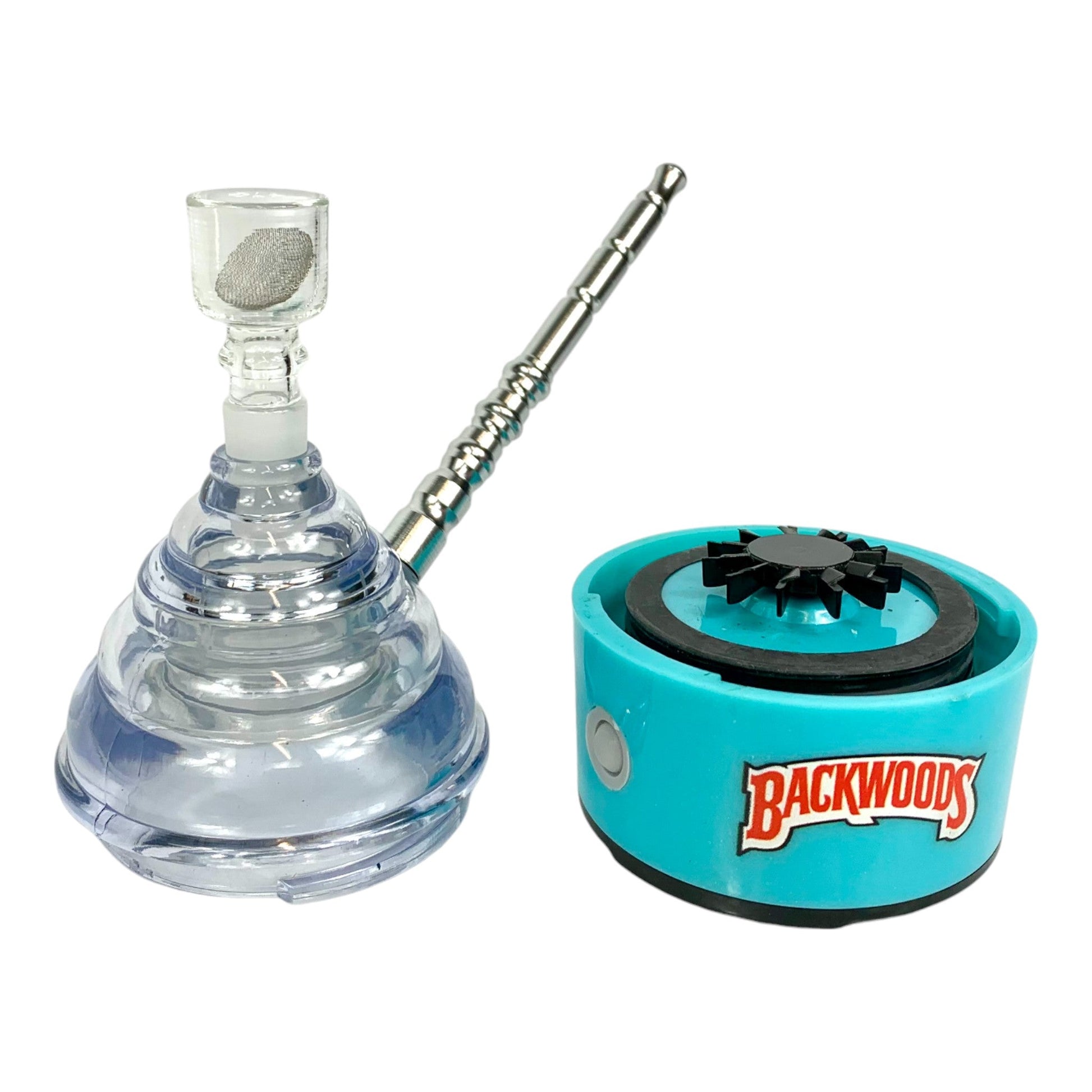 Backwoods Fan Battery Bong Teal - The Bong Baron