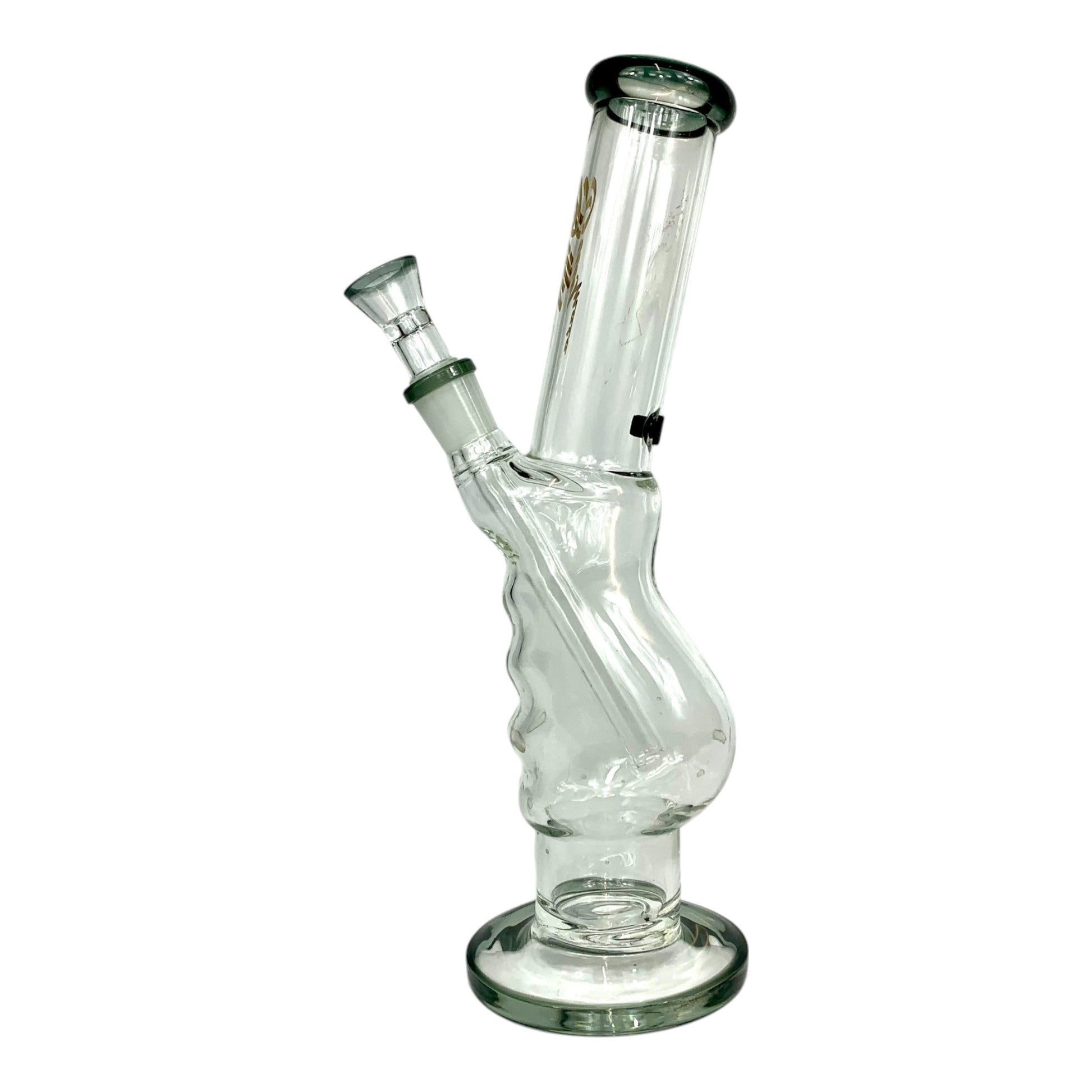 Billy Mate Glass Gripper Bong 30cm Ash Green - The Bong Baron