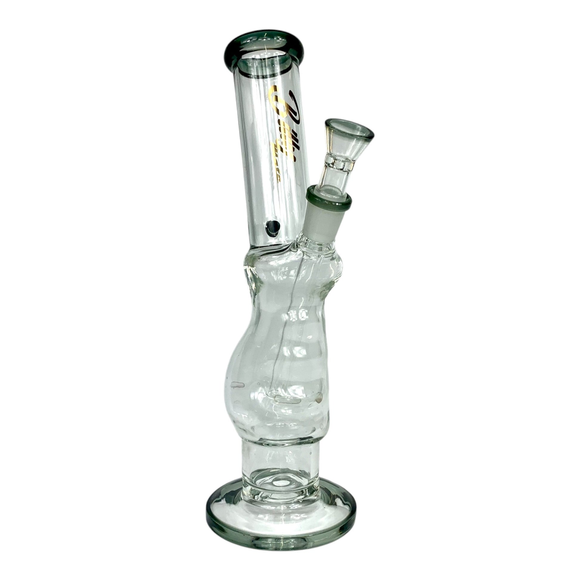 Billy Mate Glass Gripper Bong 30cm Ash Green - The Bong Baron