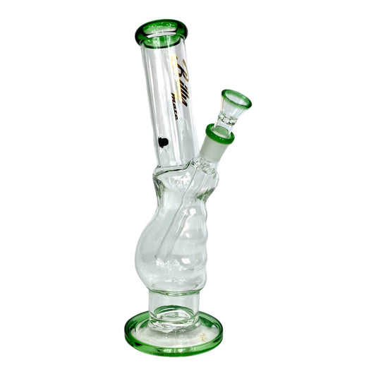 Billy Mate Glass Gripper Bong 30cm Green - The Bong Baron