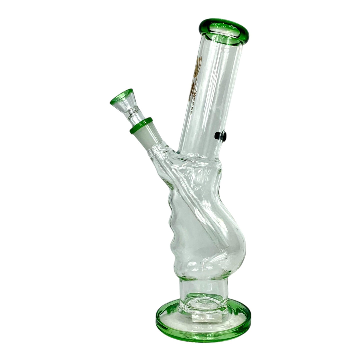 Billy Mate Glass Gripper Bong 30cm Green - The Bong Baron