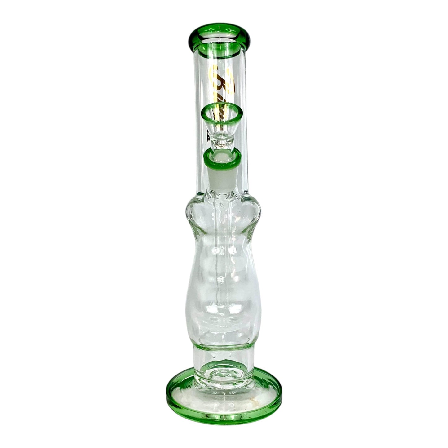 Billy Mate Glass Gripper Bong 30cm Green - The Bong Baron