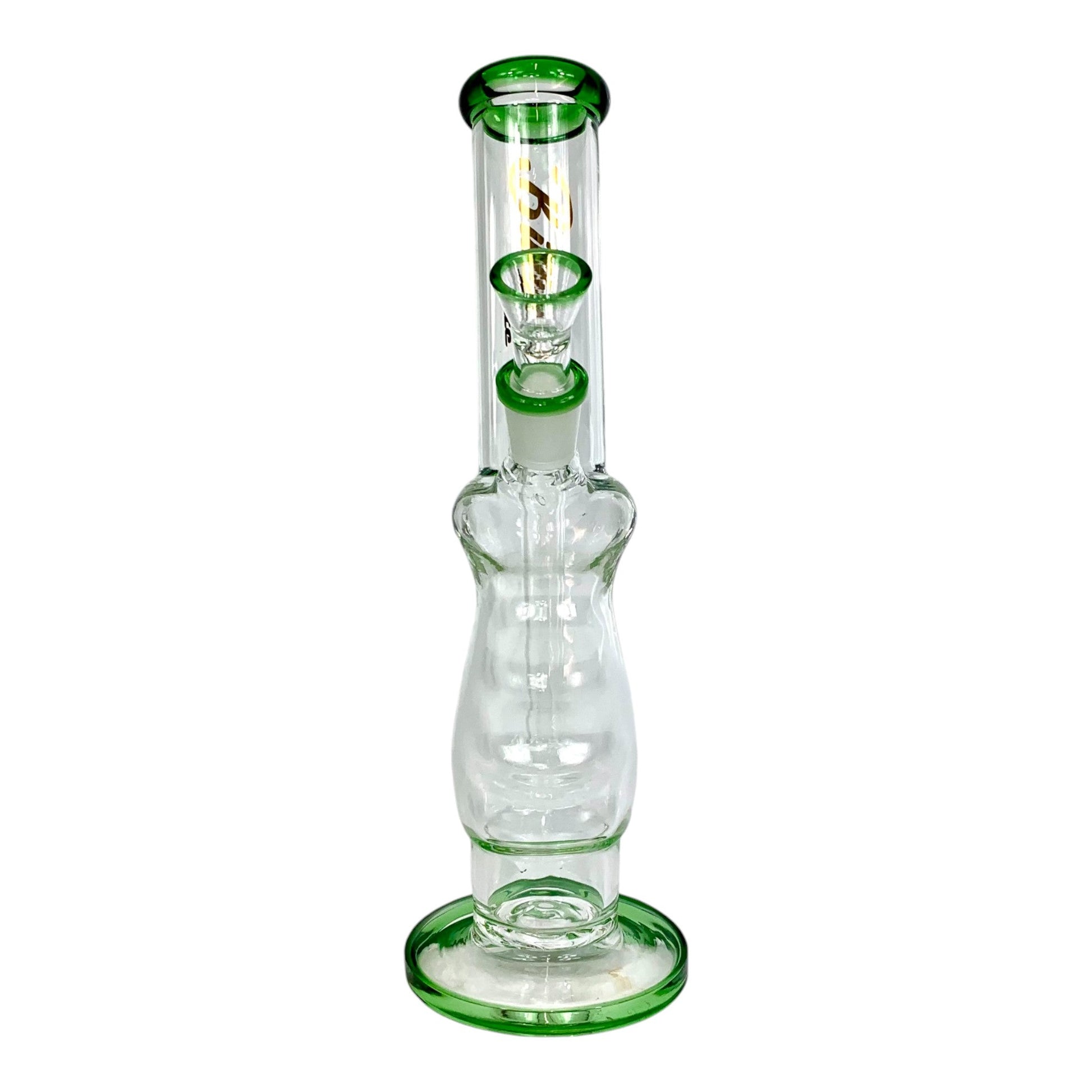 Billy Mate Glass Gripper Bong 30cm Green - The Bong Baron