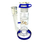 Billy Mate Triple Honeycomb Perc Glycerine Cooled Bong 39cm Blue - The Bong Baron