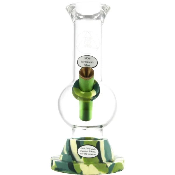 Camo Mini Bubble Bong 20cm - The Bong Baron