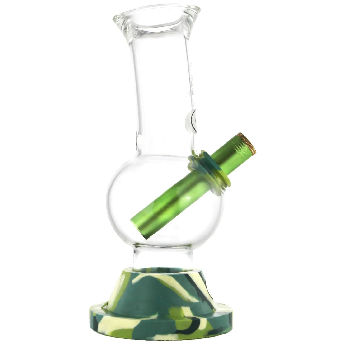 Camo Mini Bubble Bong 20cm - The Bong Baron