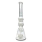 Dual Spikey Perc Beaker Bong 35cm White - The Bong Baron