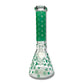 Glow in the Dark Louis Vuitton Beaker Bong Green 25cm - The Bong Baron