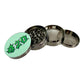 Green 420 63mm 4 - piece Herb Grinder - The Bong Baron