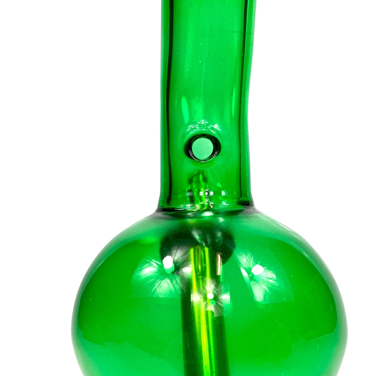 Green Glass Bonza Bong 29cm - The Bong Baron