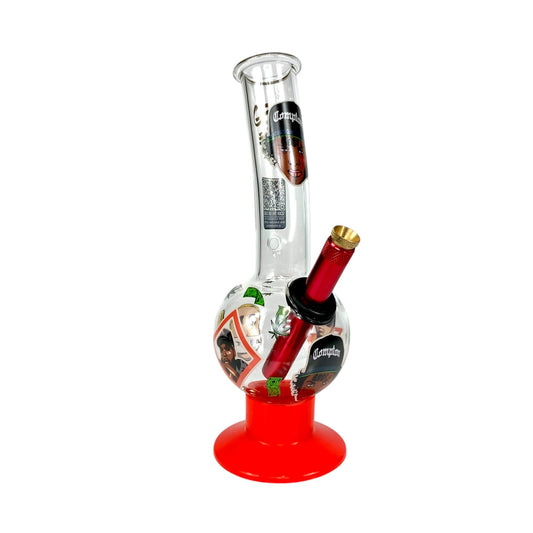 Hip Hop Legends Glass Bubble Bong 25cm - The Bong Baron