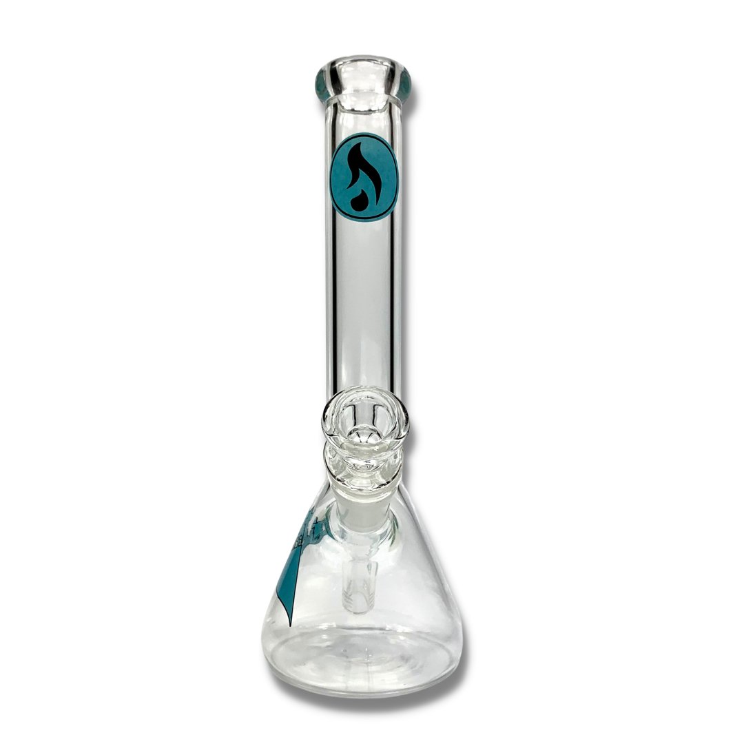 Hitman Glass Basic Beaker 25cm Blue - The Bong Baron