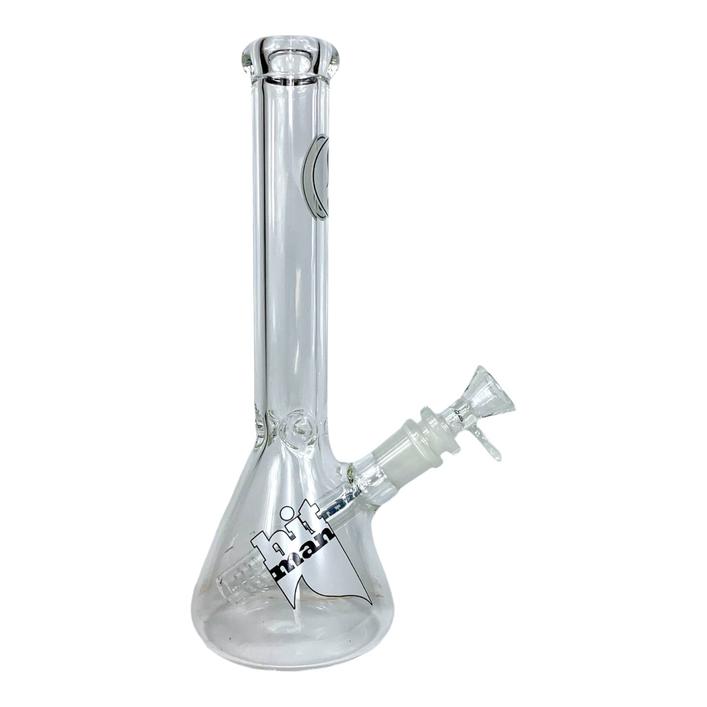 Hitman Glass Basic Beaker 25cm White - The Bong Baron