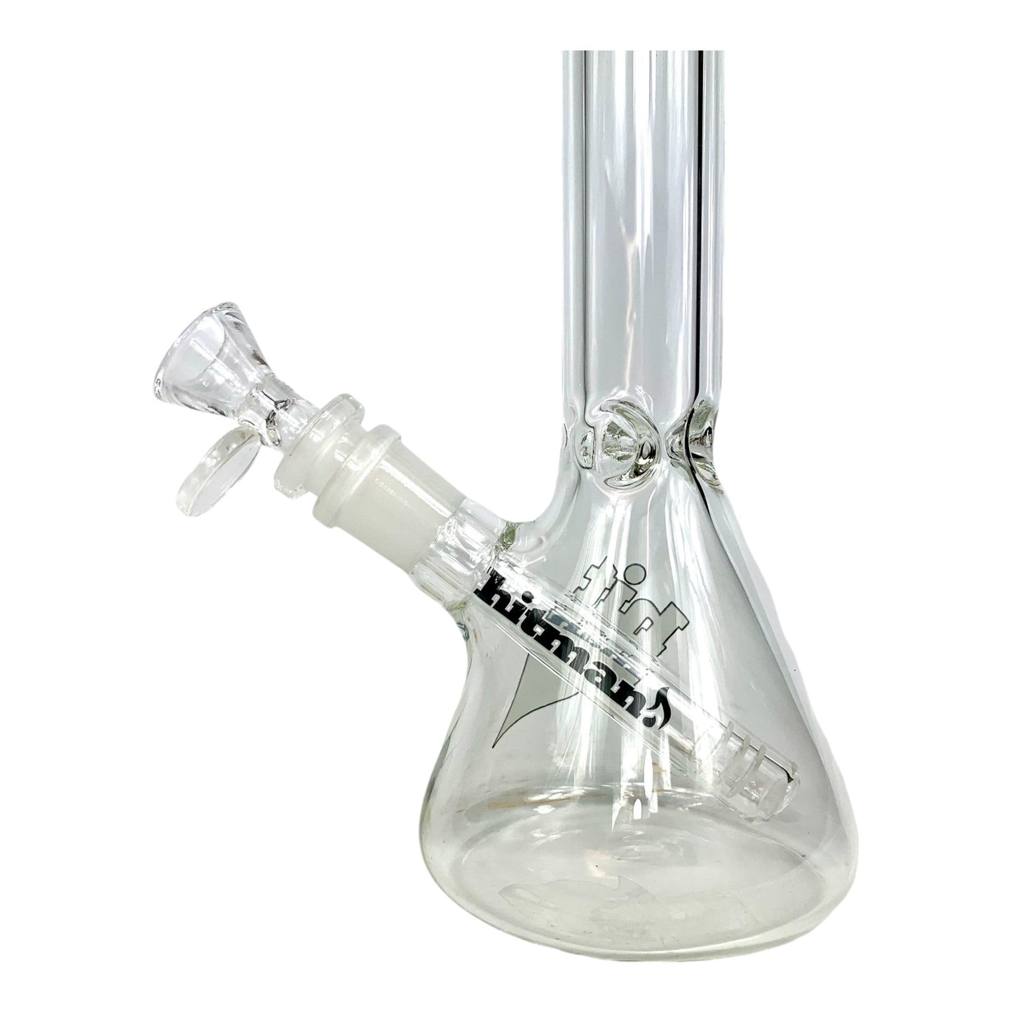 Hitman Glass Basic Beaker 25cm White - The Bong Baron