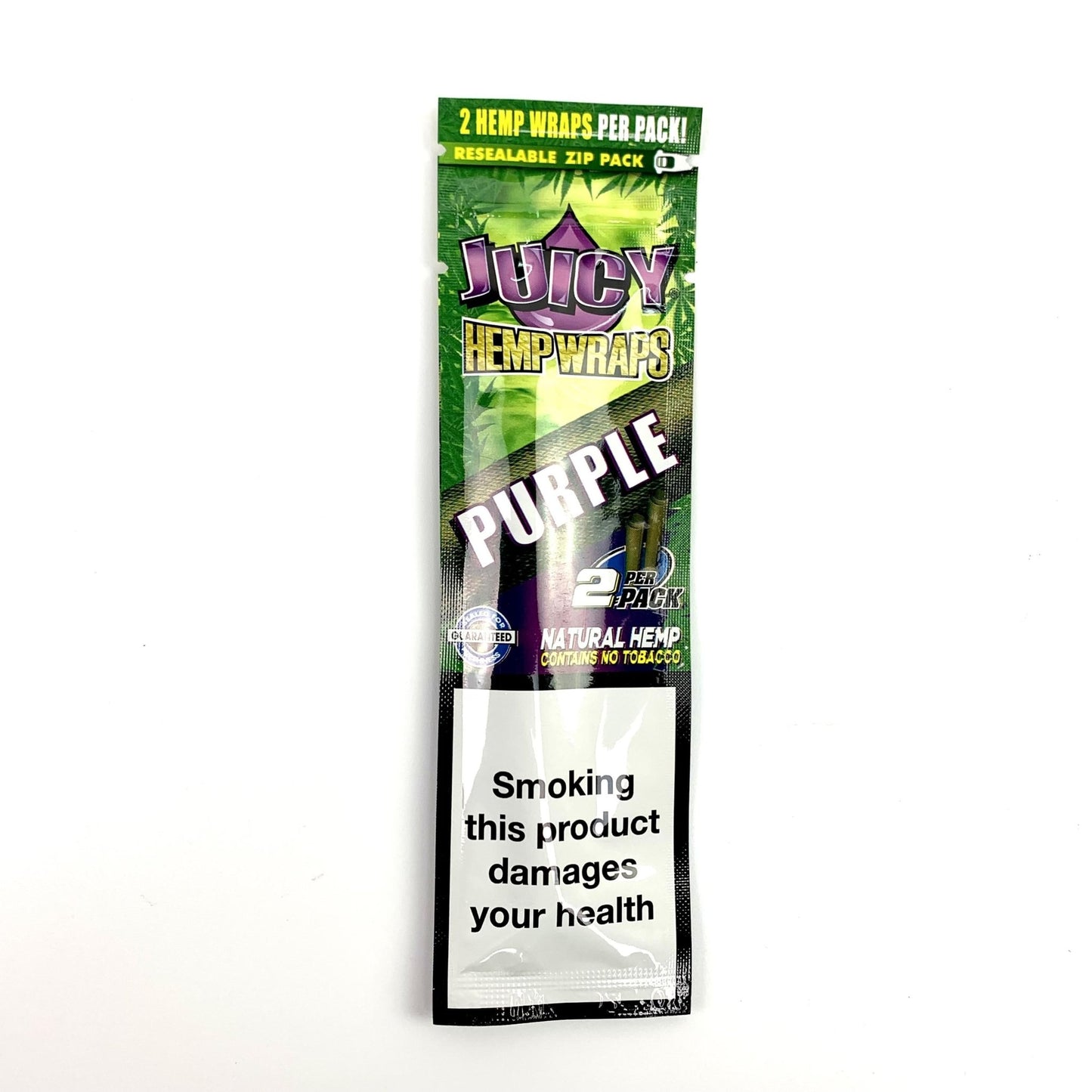 Juicy Jays Hemp Wraps Purple 2pk - The Bong Baron