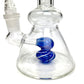 Lollipop Perc Dab Rig and Bong Blue and White 16cm - The Bong Baron