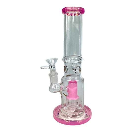 Matrix Bong and Dab Rig 23cm Pink - The Bong Baron