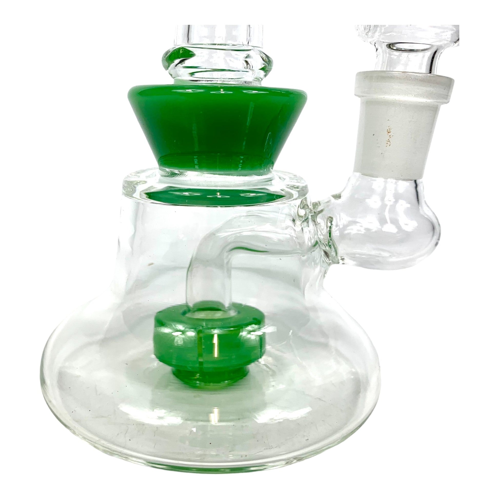 Matrix Perc Bong and Dab Rig 15cm Green - The Bong Baron