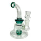 Matrix Perc Bong and Dab Rig 15cm Teal - The Bong Baron