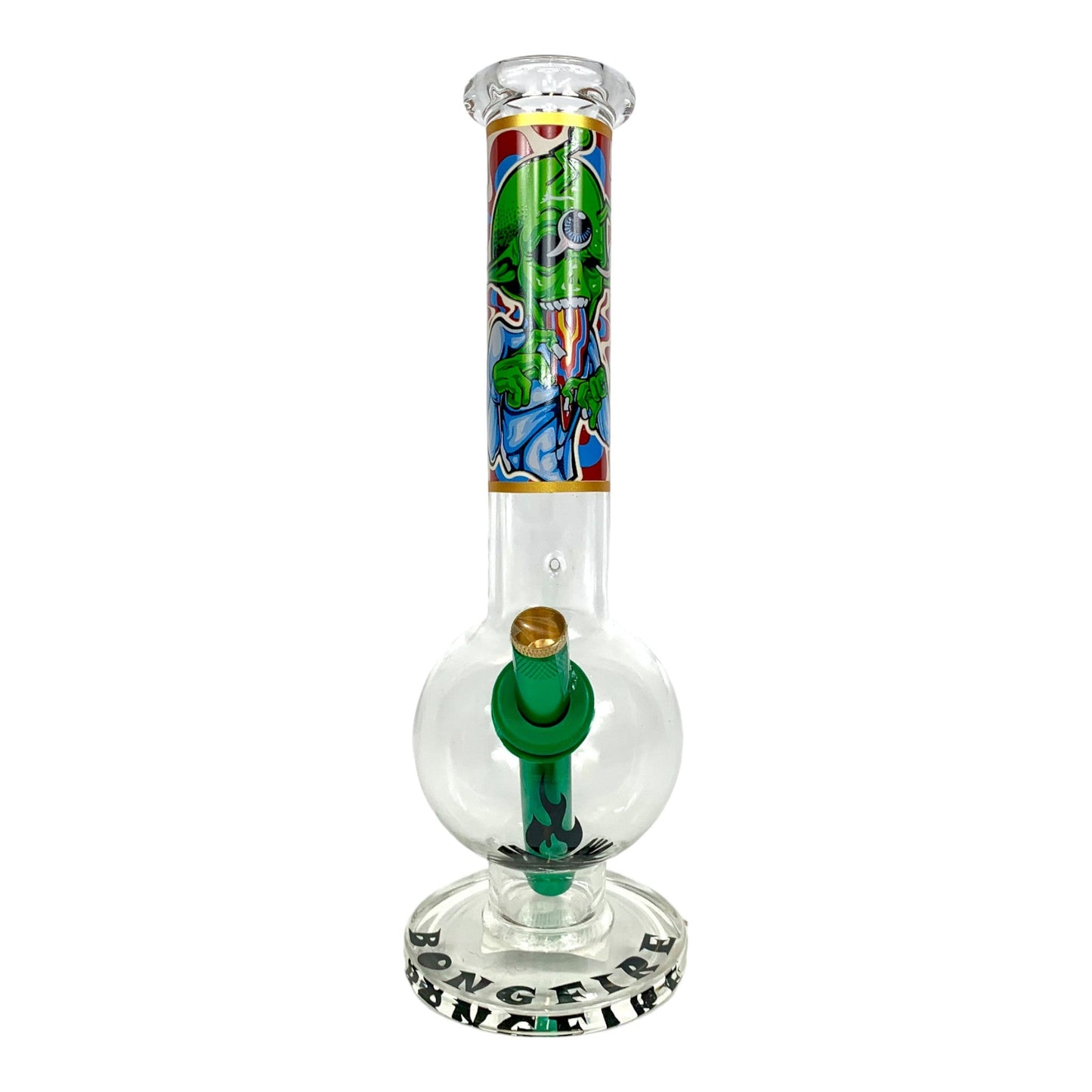 MWP Alien Bongfire Bubble Bong 28cm - The Bong Baron