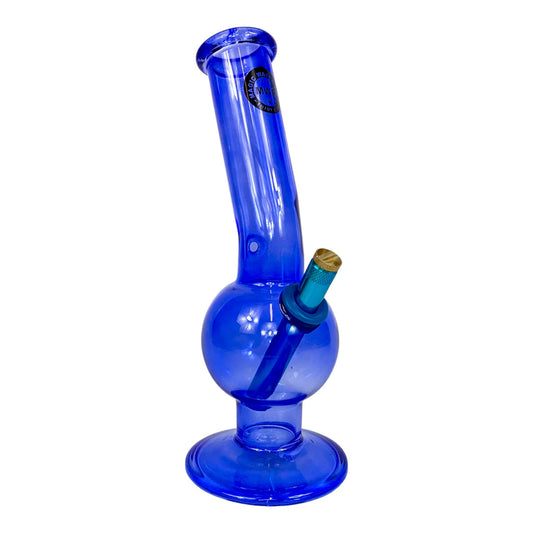 MWP Glass Bubble Bong 28cm Blue - The Bong Baron