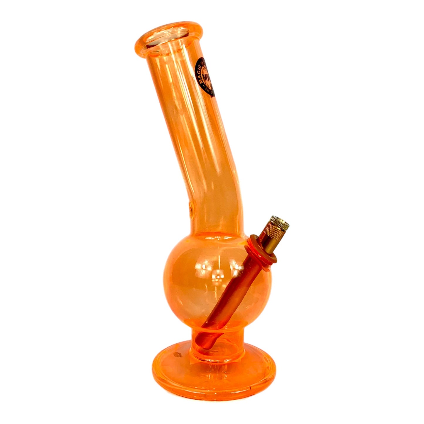 MWP Orange Bubble Bong 26cm - The Bong Baron