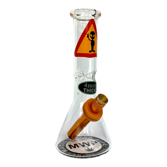 MWP Peaceful Alien Beaker Bong 20cm - The Bong Baron