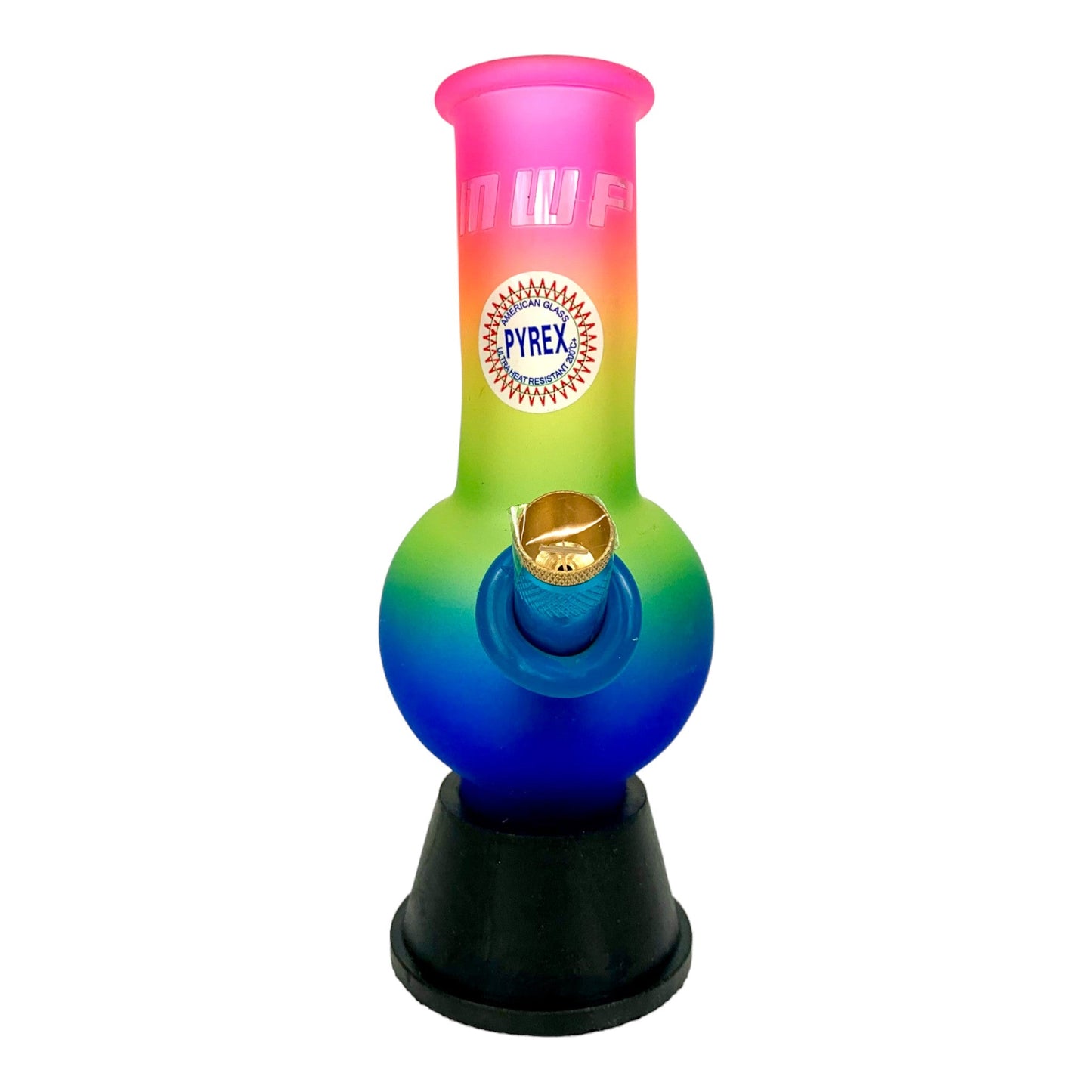 MWP Rainbow Bubble Bong 18cm - The Bong Baron