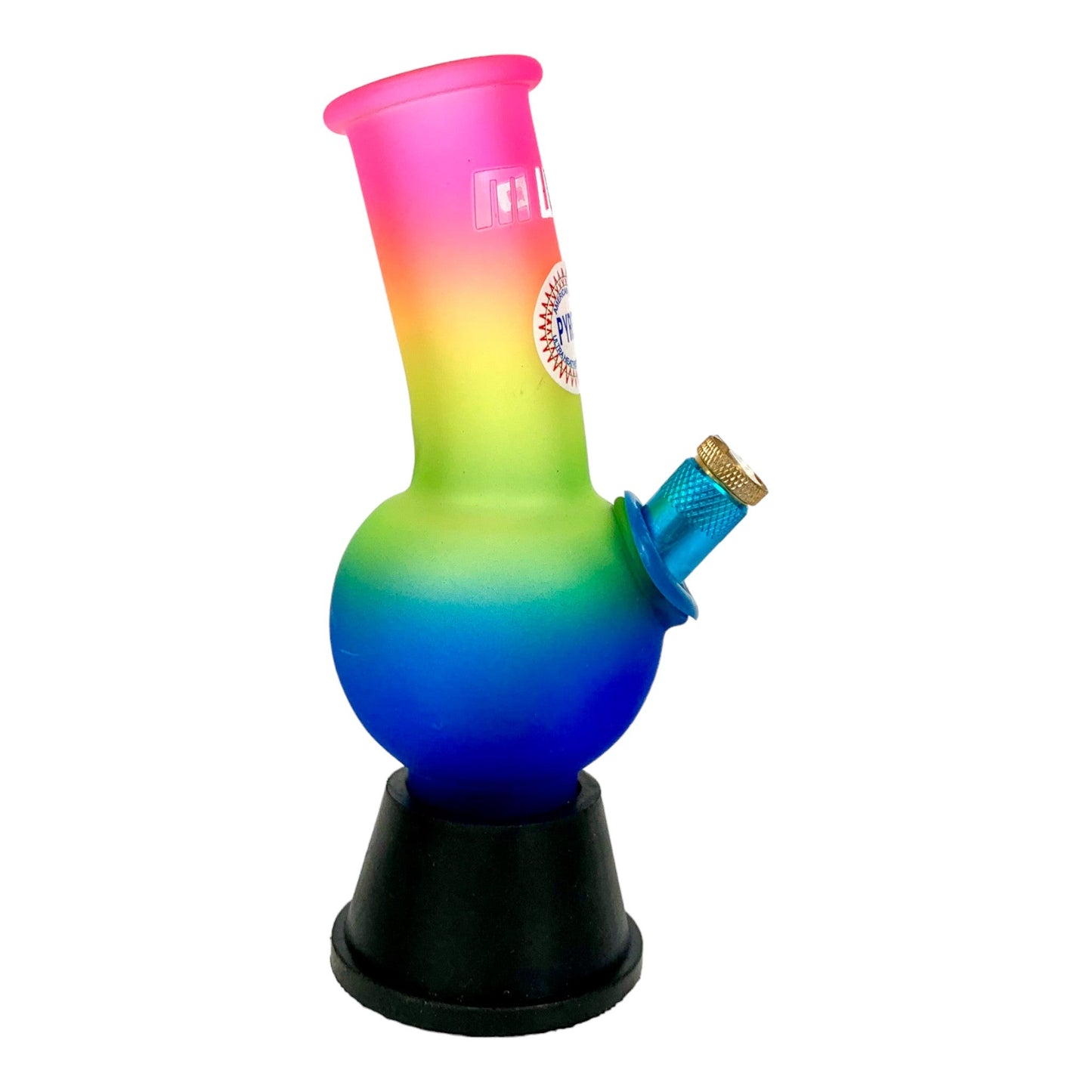 MWP Rainbow Bubble Bong 18cm - The Bong Baron