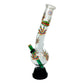 MWP Rainbow Leaf Bent Bubble Bong 35cm - The Bong Baron