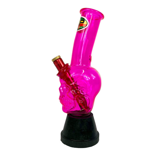 MWP Small Skull Bong Pink 22cm - The Bong Baron