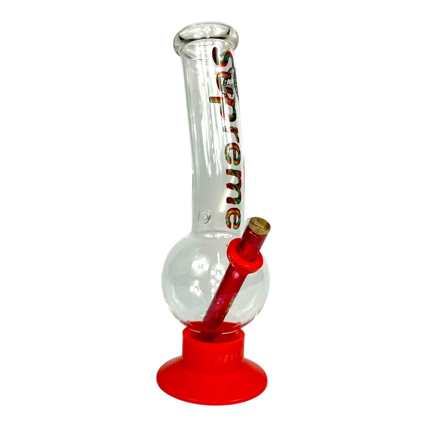 MWP Supreme Bubble Bong 30cm Red - The Bong Baron