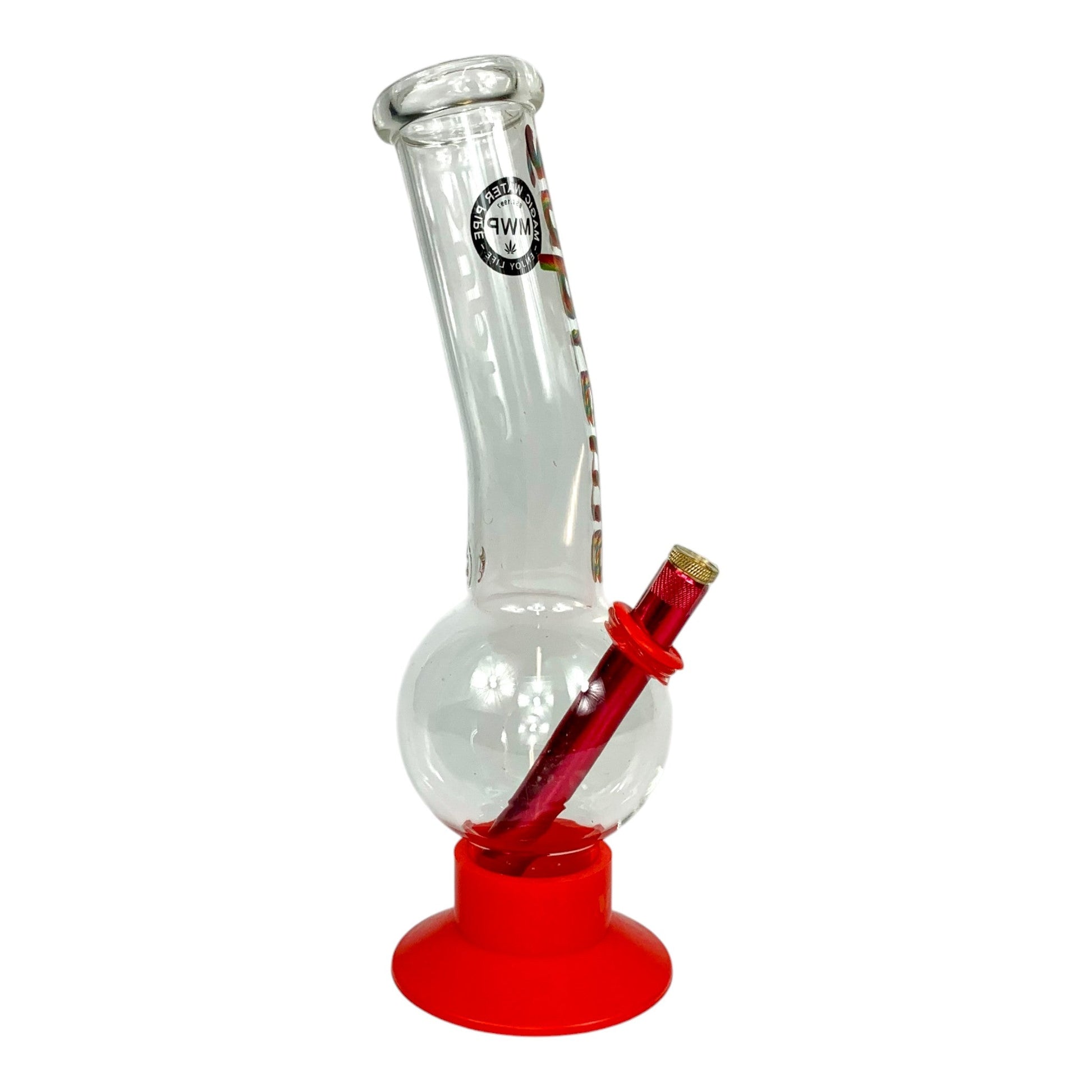 MWP Supreme Bubble Bong 30cm Red - The Bong Baron