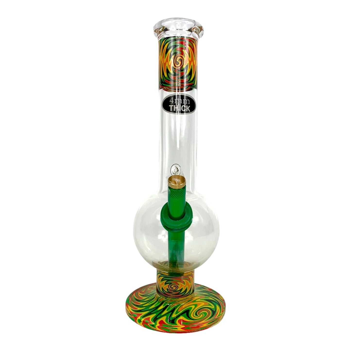 MWP Swirl Glass Bubble Bong 28cm - The Bong Baron