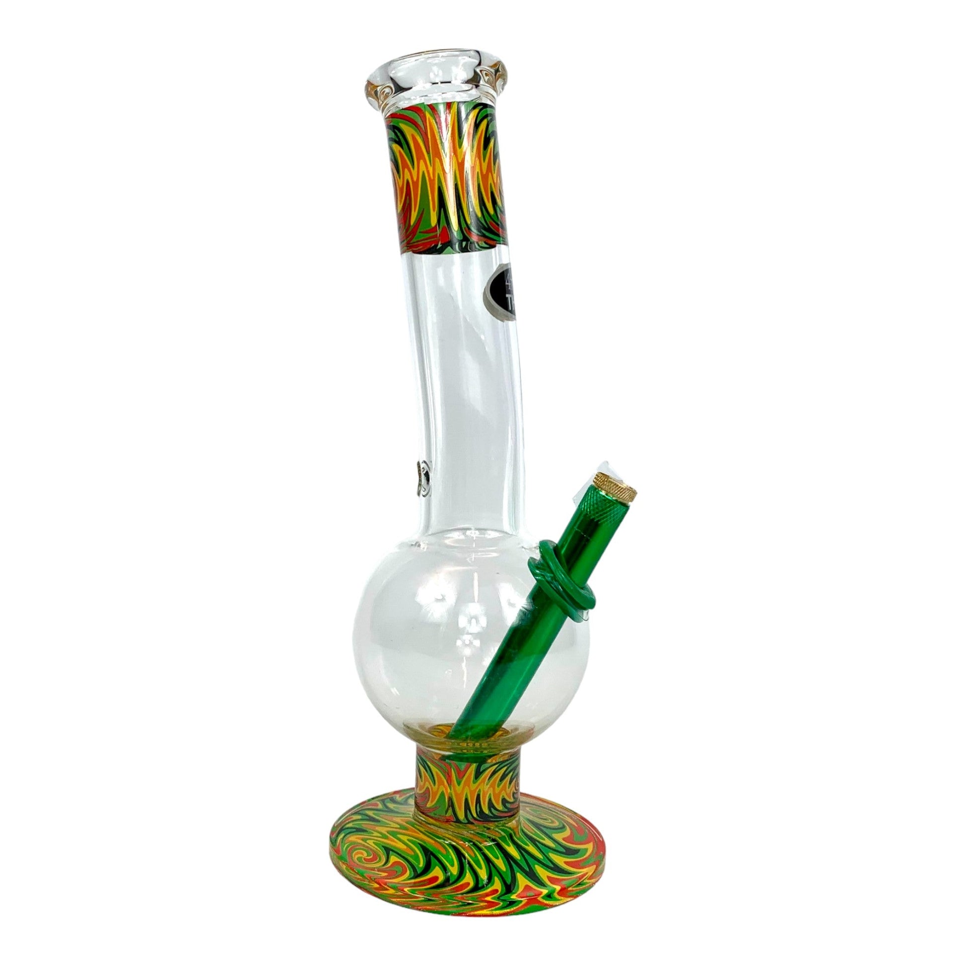 MWP Swirl Glass Bubble Bong 28cm - The Bong Baron