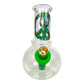 Peace Sign Bubble Bong 15cm Green - The Bong Baron