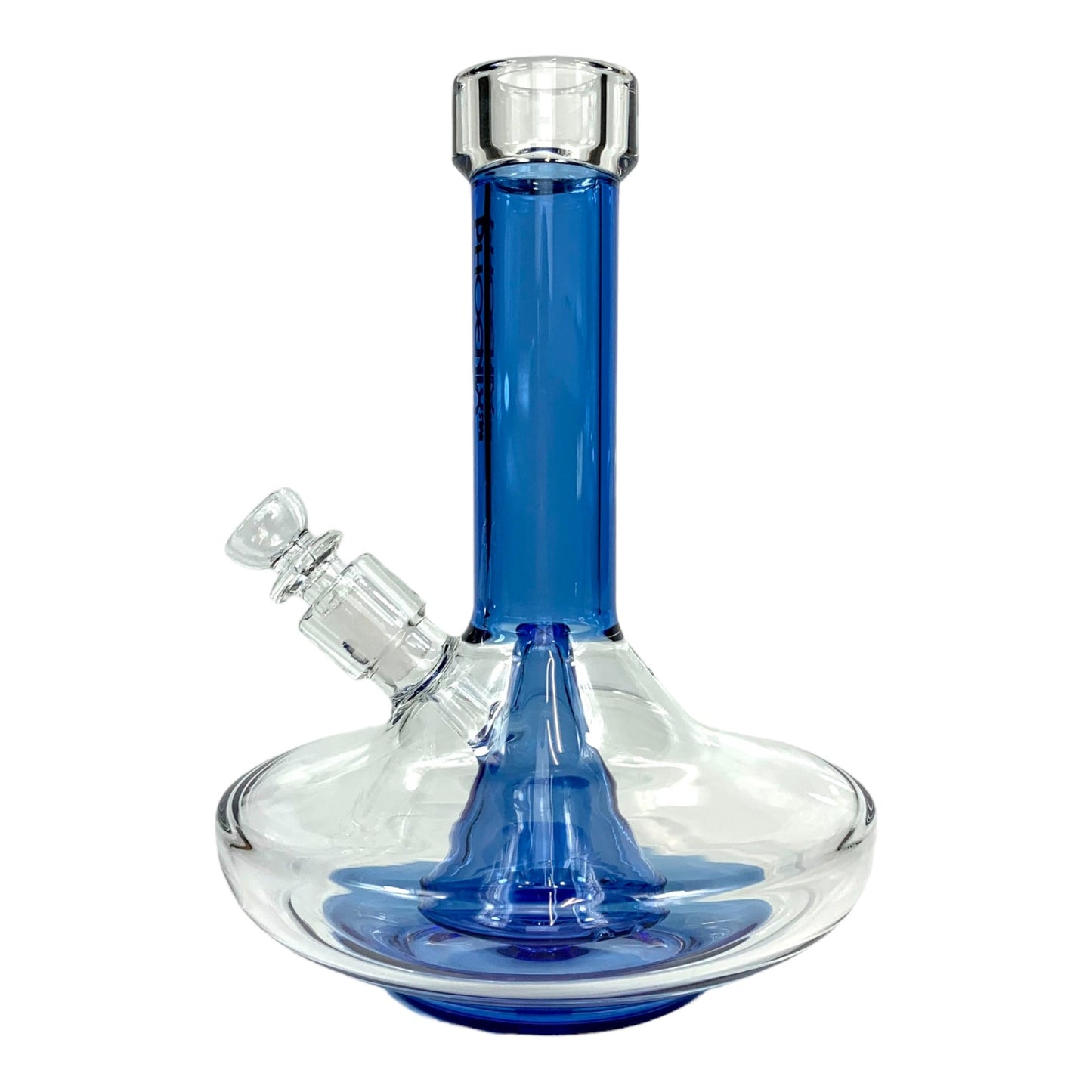 Phoenix Glass UFO Bong 20cm Blue - The Bong Baron