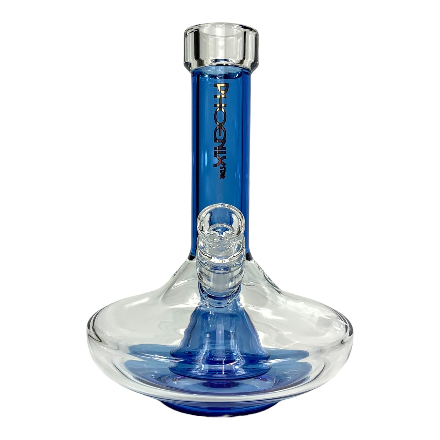 Phoenix Glass UFO Bong 20cm Blue - The Bong Baron