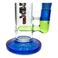 Phoenix Tube Bong 29cm Blue and Green - The Bong Baron