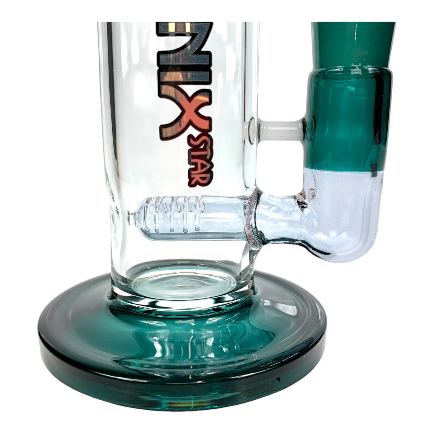 Phoenix Tube Bong 29cm Teal - The Bong Baron