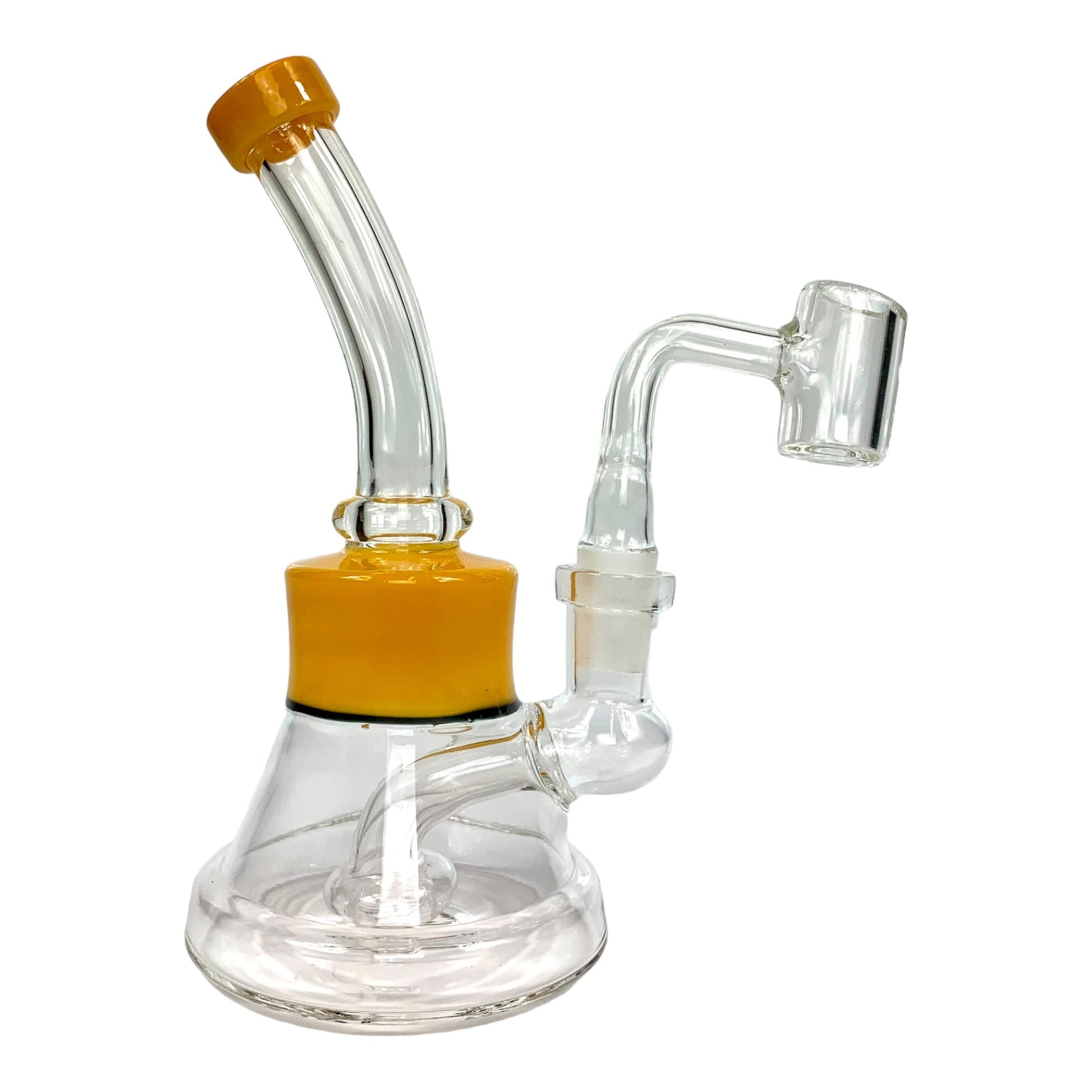 Poke Dab Rig and Bong 15cm Orange - The Bong Baron