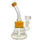 Poke Dab Rig and Bong 15cm Orange - The Bong Baron