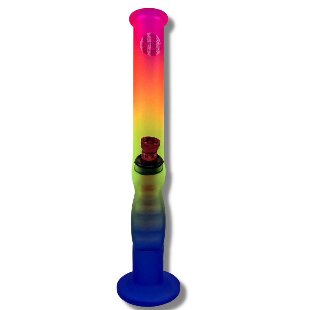 Rainbow Bonza Gripper Glass Bong 31cm - The Bong Baron