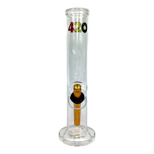 Rasta 420 Didgeridoo Bong 30cm - The Bong Baron