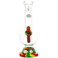 Rasta Bubble Butt Bong 25cm - The Bong Baron