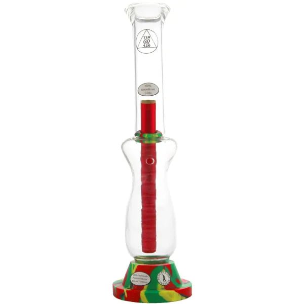 Rasta Gripper Bong 32cm - The Bong Baron