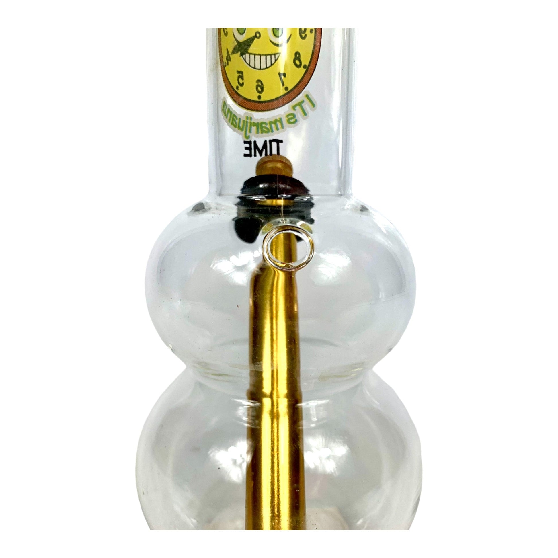 Rise and Shine Double Bubble Bonza Bong 20cm - The Bong Baron