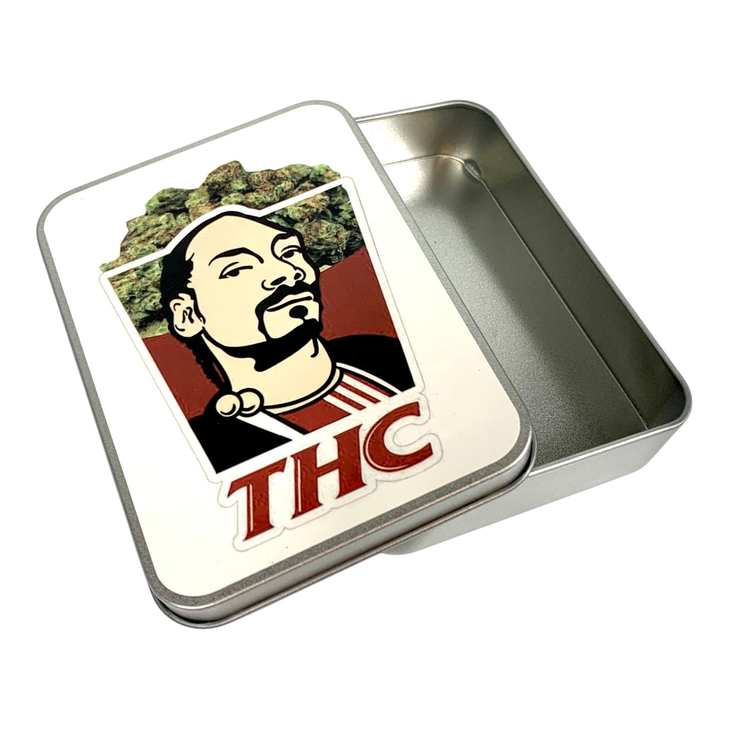 Snoop Popcorn Nuggets Stash Tin 11.5 x 8.5 x 2.5cm - The Bong Baron