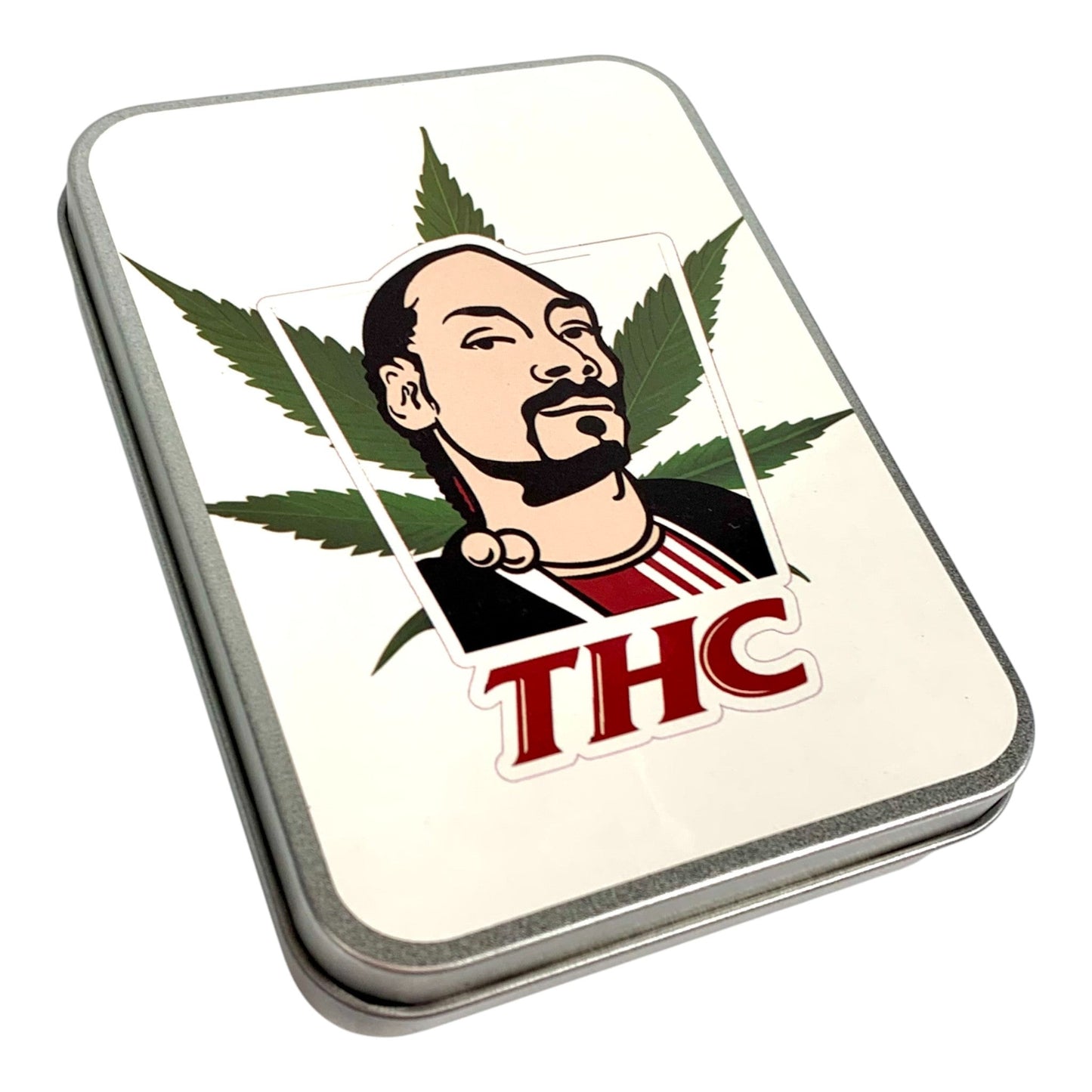 Snoop THC Stash Tin 11.5 x 8.5 x 2.5cm - The Bong Baron