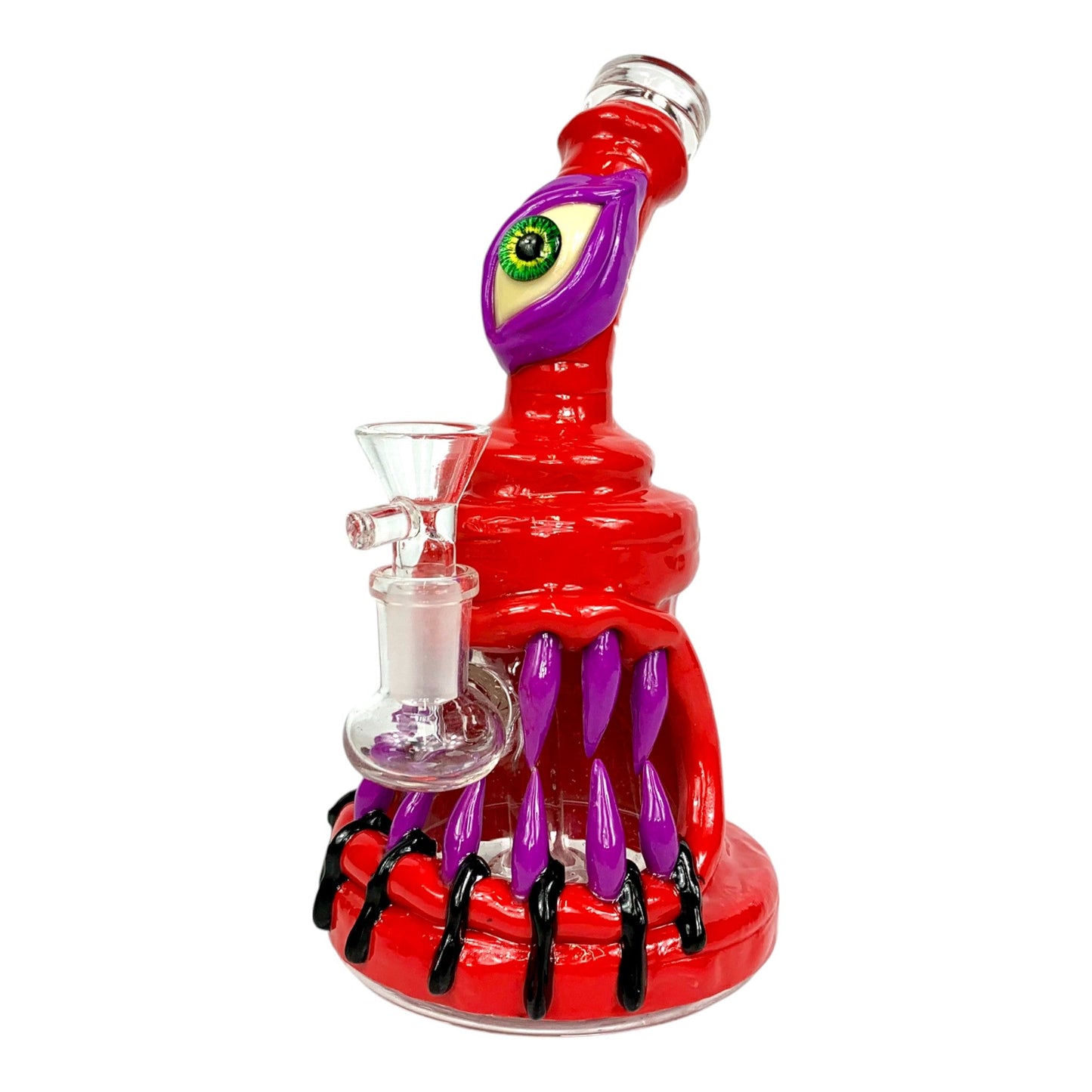 Snuggle Tooth Monster Dab Rig and Bong 20cm - The Bong Baron